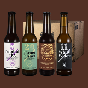 Foto der vier Fläschli